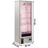 Frigo Vetrina Per Frollatura Carne +2°/+10°C 293 Lt Con Luce UVC e Umidità Regolabile