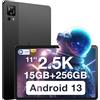 DOOGEE Tablet 11 Pollici, T30 PRO Android 13 Tablet, 2.5K Tablet PC/Helio G99 Octa-Core/15GB RAM + 256GB ROM (2TB TF)/8580mAh Gaming Tablet/20MP