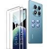 Rojeuinn Vetro Temperato per Xiaomi Redmi Note 14 Pro 4G Pellicola Protettiva,2 Pezzi Vetro Temperato+Fotocamera Posteriore,Anti-Scratch,Durezza 9H