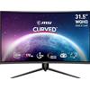 MSI G32CQ5P Monitor Gaming curvo WQHD 31,5 (80 cm) - Pannello VA 1500R (2560 x 1440), 170Hz / 1ms, Adaptive Sync, supporto regolabile a 3 vie - DP 1.2a, HDMI 2.0b CEC