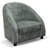 PAZZO DESIGN Poltrona in tessuto, Verde