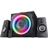 Trust Gaming 2018 Tytan GXT 629 Set Altoparlanti con Subwoofer 2.1, Illuminazione RGB, 120 W, Casse PC da con Telecomando Wireless per Computer, Portatile, Tablet, Smartphone - Nero