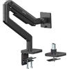 Manhattan Supporto da scrivania per Monitor 17''-49'' con molla meccanica in alluminio