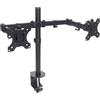 Manhattan Supporto da scrivania per 2 Monitor 13''-32'' con morsetto