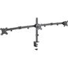 Manhattan Supporto da scrivania per 3 Monitor 13''-27'' con morsetto