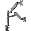 Manhattan Supporto da scrivania doppio Monitor 17''-32'' con molla a gas