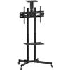 Manhattan Supporto da pavimento con mensola, Trolley TV LCD, LED, Plasma 37''-70''
