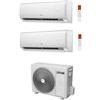 Ferroli CONDIZIONATORE FERROLI DUAL SPLIT GIADA M 9000+18000 BTU WIFI INVERTER ESTERNA 21-3 A++