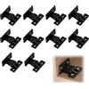 brileze Keku - 10 chiusure a pressione per zoccolo, clip per pannelli, in ABS, montaggio rapido, per mobili da cucina, armadi, letti, tavoli