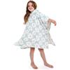 Bedlam Poncho in Pile Sherpa, Poliestere, Uovo di Anatra, 75 x 92.5cm
