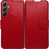 KEJI Cover Custodia per SAMSUNG Galaxy A54 5G, Cover Custodiaa Libro in Pelle Portafoglio con Supporto Flip Caso Supporto Stand Chiusura Magnetica SAMSUNG Galaxy A54 5G, Elegante (ROSSO)