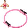 Generico Pilates Essential Kit 13 PCS, Kit Pilates Completo x casa, Allenamenti 9.8 Pilates Palla 12 Cerchio Magico Yoga Anello e Resistenza Bande per Le Donne Pilates Anel (Rosa Pilates Ring)