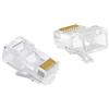 VULTECH Connettori Trasparenti Passanti RJ45 Vultech 50 Pz. 8P8C Plug SN21406 Cat6