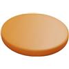 Haklein Cuscino rotondo per sedia da pranzo in pelle PU, con memory foam, antiscivolo, morbido, per finestra, tatami, sgabello, per soggiorno, patio, giardino (diametro 30 cm, arancione)