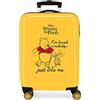 Disney Pepe Jeans Disney Winnie The Pooh Valigia da cabina Ocra 38 x 55 x 20 cm Rigida ABS Chiusura a combinazione laterale 78 L 2 kg 4 ruote doppie Bagaglio a mano, giallo, Valigia cabina