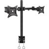 Techly Professional Supporto da scrivania per 2 Monitor 13''-27'' ad altezza regolabile con morsetto a C