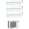Mitsubishi Electric Climatizzatore Condizionatore Trial Split Inverter serie Kirigamine Style 9+9+12 con MXZ-3F68VF Pearl White R32 Wi-Fi