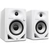 Pioneer DJ DM-50D-W Sistema di monitor da tavolo da 5 (bianco)