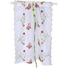 HERCHR Elegante Voile da Finestra Ricamato con Occhielli, Tende Camera da Letto Moderne Tende di Sollevamento in Tulle, Stampa Floreale Trasparente in Tulle Tende, Tende a Pacchetto con Farfalle