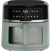 Tognana Iridea, Friggitrice Ad Aria 8,3 L, Plastica-acciaio inox, verde