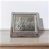 Cornice in argento puro 999 Goddess Laxmi & Sri Yantra | Cornice 4x3,5 pollici