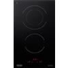 De Longhi PVC31N Piano Cottura Induzione 2 Fuochi 30 cm Vetroceramica colore Nero