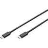 DIGITUS Cavo USB 2.0 - 3 m - da USB-C a tipo C - 480 Mbps - per computer, notebook, hub, smartphone, tablet - nero