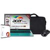 Acer Notebook Intel N6000 SSD 256 GB RAM 16 GB 15,6" FullHD Blue Pronto all'Uso