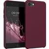 kwmobile Cover per Apple iPhone SE (2020/2022) / 8/7 Custodia - Back Case per Smartphone in Silicone TPU - Protezione Gommata - rosso fulvo