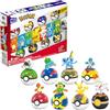 Mega Brands MEGA Pokémon - Squadra da 8 per Allenatore Principiante, set da costruire con 191 pezzi e 8 personaggi tra cui Pikachu, Bulbasaur, Charmander e Squirtle, giocattolo per bambini, 6+ anni, HTJ75