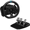 Logitech G G923 Nero USB 2.0 Sterzo + Pedali Analogico/Digitale PC, Xbox One, Series S, X [941-000158]