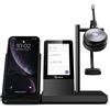 Yealink Cuffia con microfono Yealink WH66 Mono Teams Sistema di audioconferenza personale Wireless A Padiglione Ufficio USB tipo Bluetooth Base ricarica Nero [1308002]