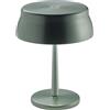 Zafferano, Lampada Sister Light Wi-Fi Mini, Lampada da Tavolo Ricaricabile e Senza Fili con Controllo da Remoto, per Salotto ed Esterni, Dimmer a Step, 2200-4000 K, Altezza 17 cm, Colore Verde