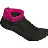 BRN CALZINI BRN SHORT NERI/FUCSIA FLUO TG. 35/38