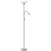 Eglo Leuchten my light Piantana in stile contemporaneo Up2 acciaio satinato a 2 luci 82842/20