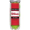 Wilson Rush 100, Palline da Padel, Confezione da 3, Compatibili con Ogni Tipo di Campo, WRT136500 Unisex, Giallo