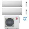 Mitsubishi Climatizzatore Condizionatore Mitsubishi MSZ-BT Wifi R32 Dual Split Inverter 9000 + 12000 BTU con U.E. MXZ-3F54VF NOVITÁ Classe A+++/A++