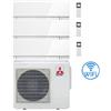 Mitsubishi Climatizzatore Condizionatore Mitsubishi Kirigamine Zen Wifi Bianco Trial Split Inverter 7000 + 9000 + 12000 BTU con U.E. MXZ-3F54VF classe A+++ /A++ NOVITÁ