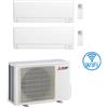 Mitsubishi Climatizzatore Condizionatore Mitsubishi MSZ-AY Wifi R32 Dual Split Inverter 9000 + 18000 BTU con U.E. MXZ-3F68VF Classe A++/A+