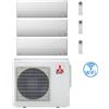 Mitsubishi Climatizzatore Condizionatore Mitsubishi MSZ-BT Wifi R32 Trial Split Inverter 9000 + 9000 + 12000 BTU con U.E. MXZ-3F54VF NOVITÁ Classe A+++/A++