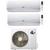 4XE Climatizzatore Dual Split serie Winter 9+12 Btu con Winter Dual 14 Inverter R-32 Wi-Fi Optional Classe A++ ,