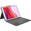 Logitech Combo Touch senza fili per iPad (7a, 8a e 9a generazione) Custodia con trackpad di precisione, Layout Spagnolo ‎QWERTY - Nero