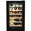 Candy DiVino CWC 021 ELSP/NF Cantinetta Vino, 21 Bottiglie, App hOn con Tecnologia Vivino, Ripiani in Legno, Monozona, 39 dB, Classe G, 40x55x70 cm, Nero [Classe di efficienza energetica G]
