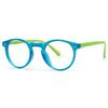 Mast Industria Italiana OCCHIALE DA LETTURA PREMONTATO TWINS PLATINUM SMILE AZZURRO/VE +1,50