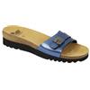 Scholl CALZATURA GINNI PRINTED SYNTHETIC WOMENS BLUE 36 TOMAIA SIMILPELLE STAMPATA FODERA TOMAIA FELTRO SOTTOPIEDE MICROFIBRA EVA CALZATA F COLLEZIONE 2018