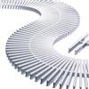 Fluidra Griglia bordo sfioratore 245mm cod.11108 (45pz per 1mt)