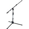 QuikLok Asta microfono bassa con giraffa telescopica Supporto Microfonica Acciaio