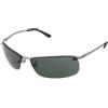 Ray-Ban Top Bar RB3183 - 004/71 | Occhiali da Sole Graduati o Non Graduati | Prova Online | Unisex | Metallo | Rettangolari | Rutenio | Adrialenti