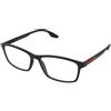 Prada Lifestyle PS 04MV 1BO1O1 | Occhiali da Vista Graduati | Prova Online | Unisex | Plastica | Rettangolari | Nero | Adrialenti