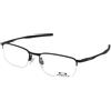 Oakley Barrelhouse 0.5 OX3174 317401 | Occhiali da Vista Graduati | Prova Online | Unisex | Metallo | Rettangolari | Nero | Adrialenti